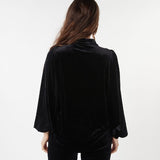 Violette Velour Blouse