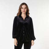 Violette Velour Blouse