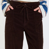 Villa Drawstring Barrel Leg Jean