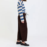 Villa Drawstring Barrel Leg Jean