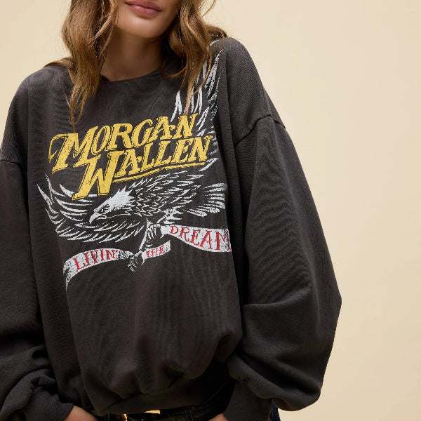 Morgan Wallen Classic Eagle Oversized Crew