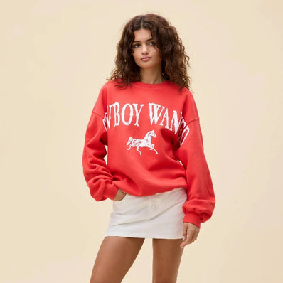 Cowboy Wanted BF Sweatshirt