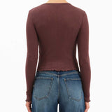 Waverly Everyday L/S Pointelle Crewneck Tee