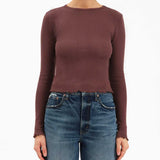 Waverly Everyday L/S Pointelle Crewneck Tee