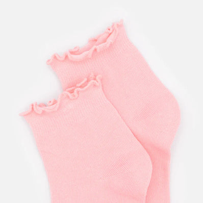 Wavy Edge Ankle Socks