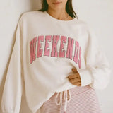 Oversized Weekends Sweatshirt