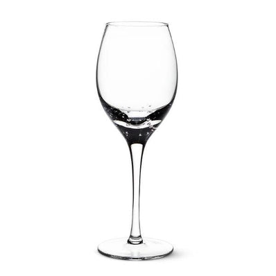 White Wine Glass w Bubble Sham