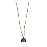 Western Etched Initial Necklace