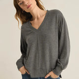 Wilder Cloud V-Neck L/S Top