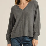 Wilder Cloud V-Neck L/S Top