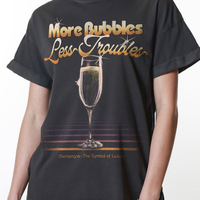 More Bubbles Boyfriend Tee