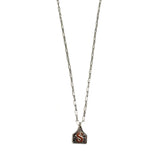 Western Etched Initial Necklace
