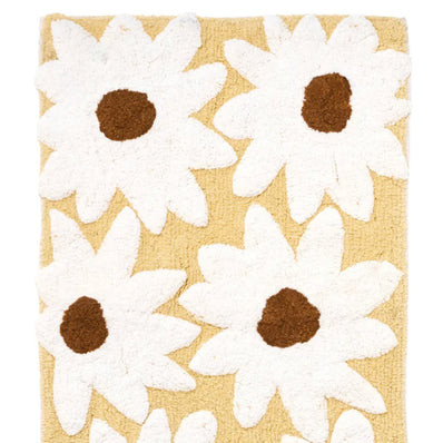 Tufted Cotton Daisies Bath Mat