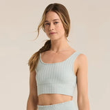 Zoe Silky Rib Tank Bra