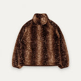 Bambi Faux Fur Zip-Up