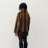 Bambi Faux Fur Zip-Up