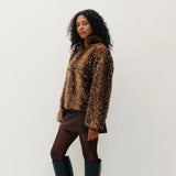 Bambi Faux Fur Zip-Up