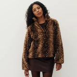 Bambi Faux Fur Zip-Up