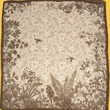 Large Floral Print Bandana Scarf