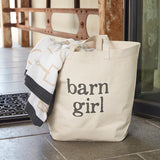 Barn Girl Canvas Tote