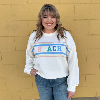 Oversized Beach Sweatshirt