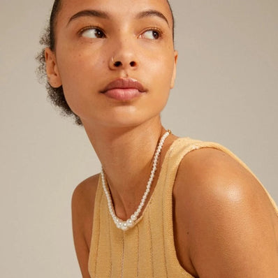 Beat Pearl Necklace