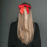 Satin Bow Hair Beret