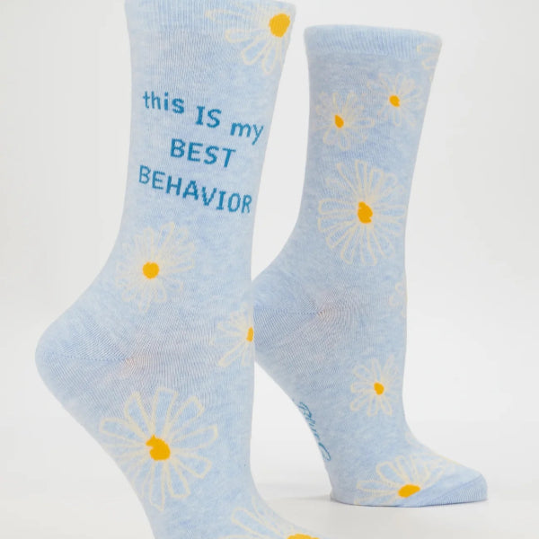 My Best Behaviour Crew Socks