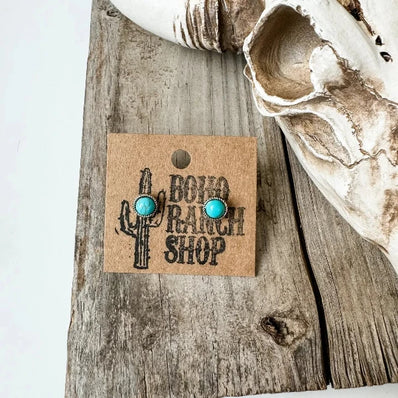 Mini Turquoise Studs