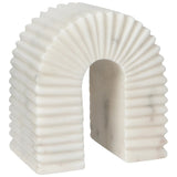 White Marble Arch Book End