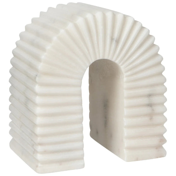 White Marble Arch Book End