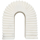 White Marble Arch Book End