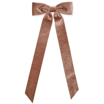 Deco Velvet Bow w/Clip