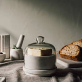 White Marble Butter Dish