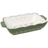 Camellia Stoneware Baking Dish