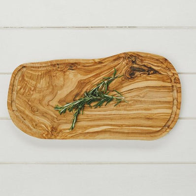 Olive Wood Carving Board W Groove 45CM