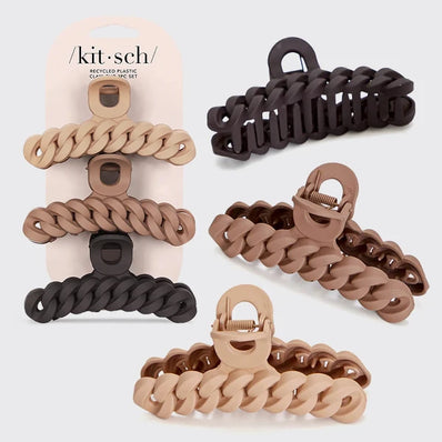 Neutral Chain Claw Clip Set/3