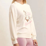 Relaxed Champagne Sweatshirt