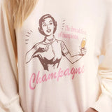 Relaxed Champagne Sweatshirt