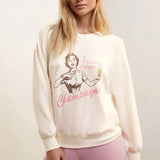 Relaxed Champagne Sweatshirt