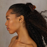 Black & Tort Puffy Claw Clip 2pc Set