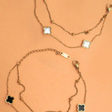 18K Stainless Steel Clover Bracelet