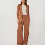 Vienna 3/4 Sleeve Crepe Blazer