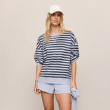 Everyday French Terry Striped Crew