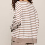 Everyday French Terry Striped Crew