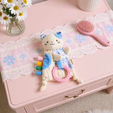 Bitzy Crinkle Sensory Toy With Teether