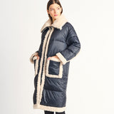 Ezra Sherpa Puffer Coat