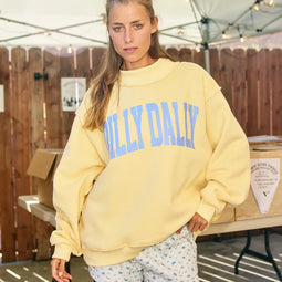 Dilly Dally Mockneck Sweatshirt