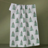 Geometry Winter Kitchen Tea Towel