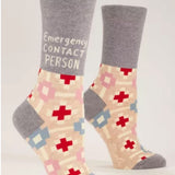 Emergency Contact Person Crew Socks